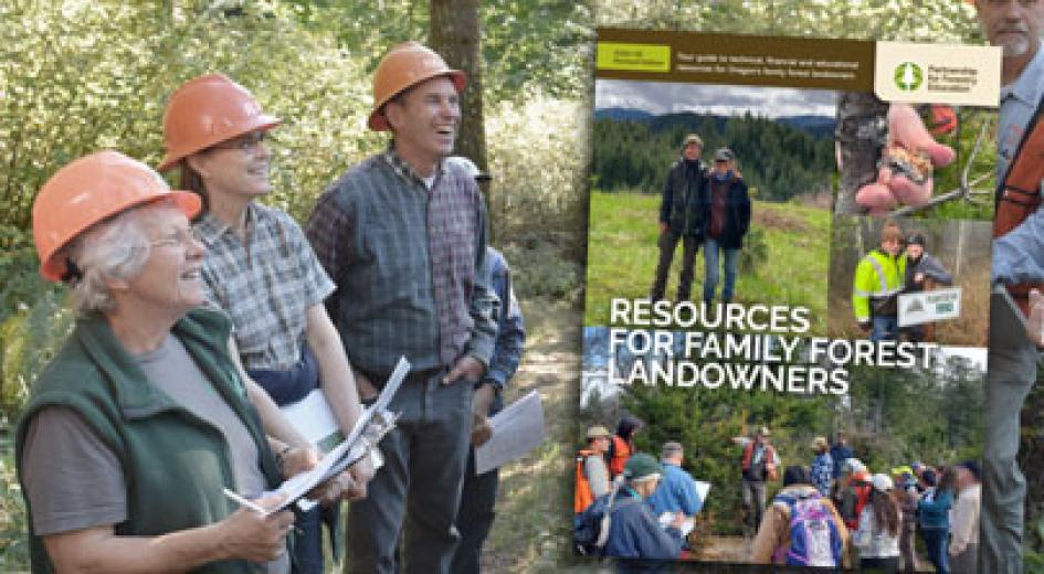 Cover of the Resources for family forest landowners guide